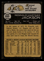1973 Topps #255 Reggie Jackson Ex-Mint  ID: 409517