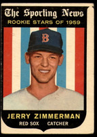 1959 Topps #146 Jerry Zimmerman RS EX RC Rookie ID: 66641