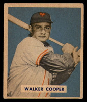 1949 Bowman #117 Walker Cooper EX++