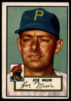 1952 Topps #154 Joe Muir VG RC Rookie ID: 89930