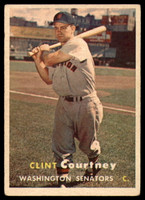 1957 Topps #51 Clint Courtney EX Excellent 