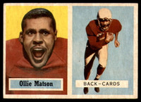 1957 Topps #26 Ollie Matson NM Near Mint 