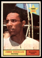 1961 Topps #21 Zoilo Versalles UER NM+ RC Rookie ID: 111977