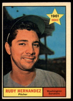 1961 Topps #229 Rudy Hernandez Very Good RC Rookie ID: 135659