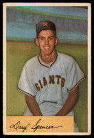 1954 Bowman #185 Daryl Spencer Very Good RC Rookie ID: 137445