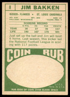 1968 Topps #8 Jim Bakken Excellent+  ID: 153214