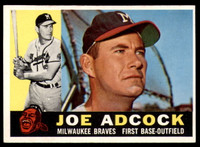 1960 Topps #3 Joe Adcock Ex-Mint  ID: 195278