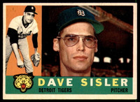 1960 Topps #186 Dave Sisler Ex-Mint  ID: 196590