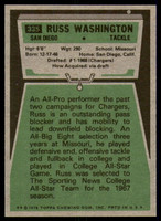 1975 Topps #335 Russ Washington Near Mint or Better  ID: 209271