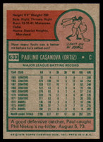 1975 Topps Mini #633 Paul Casanova Ex-Mint 