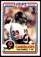 1984 Topps USFL #34 Sam Harrell NM-Mint  ID: 263039