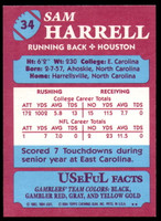 1984 Topps USFL #34 Sam Harrell NM-Mint  ID: 263039