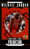 1995-96 Upper Deck Predictor Player of the Month #r1 Michael Jordan Nov./Dec. Near Mint+ 