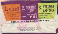 1969 Fleer Smellies Stickers 10 Cents Unopened Wax Pack  #*sku36182
