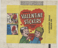 1962 Topps Valentine Stickers Wrapper  #*sku36195