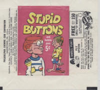 1963 Philly Stupid Button 5 Cents Wrapper     #*sku36205