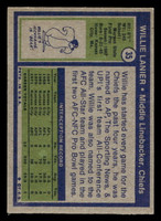 1972 Topps #35 Willie Lanier Very Good 