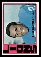 1972 Topps #42 Lem Barney Excellent+  ID: 409781