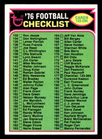 1976 Topps #177 Checklist 133-264 Excellent Marked 