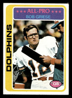 1978 Topps #120 Bob Griese Excellent+  ID: 410028