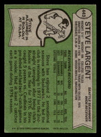 1978 Topps #443 Steve Largent Ex-Mint  ID: 410050