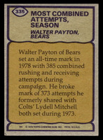 1979 Topps #335 Walter Payton RB Excellent+ 