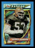 1994 Topps Finest Refractors #61 Pepper Johnson Near Mint 