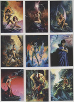 1994 Cardz Julie Bell Fantasy Art Base Set 45 + Checklist & Fantasy Tekchromium Set 10  #*sku36222