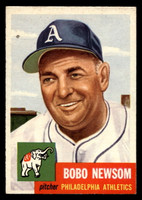 1953 Topps #15 Bobo Newsom DP Very Good RC Rookie 