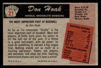 1955 Bowman #21 Don Hoak Very Good  ID: 410447