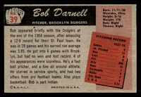1955 Bowman #39 Bob Darnell VG-EX RC Rookie 