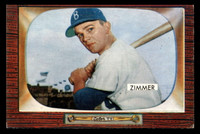 1955 Bowman #65 Don Zimmer Very Good RC Rookie  ID: 410454