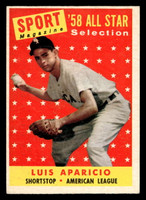 1958 Topps #483 Luis Aparicio AS Excellent+  ID: 410543