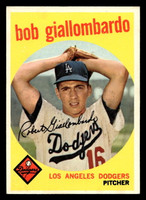 1959 Topps #321 Bob Giallombardo Ex-Mint RC Rookie 
