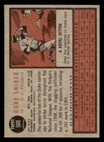 1962 Topps #500 Duke Snider Excellent+  ID: 410634