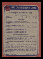 1973 Topps #137 1972 NFC Championship Game Ex-Mint 