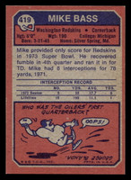 1973 Topps #419 Mike Bass Near Mint 