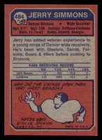 1973 Topps #484 Jerry Simmons Ex-Mint 