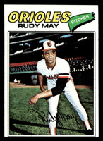 1977 Topps #56 Rudy May Near Mint 