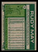 1977 Topps #56 Rudy May Near Mint 