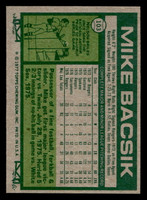 1977 Topps #103 Mike Bacsik Near Mint RC Rookie 