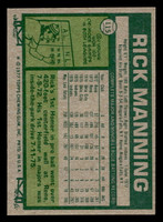 1977 Topps #115 Rick Manning Near Mint+ 