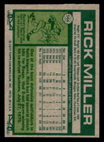 1977 Topps #566 Rick Miller Ex-Mint Miscut 