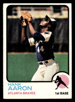 1973 Topps #100 Hank Aaron Very Good  ID: 413116