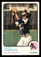 1973 Topps #100 Hank Aaron Poor  ID: 413118