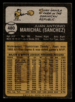 1973 Topps #480 Juan Marichal Poor 