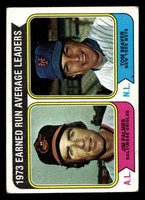 1974 Topps #206 Jim Palmer/Tom Seaver ERA Leaders VG-EX  ID: 413164