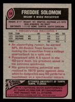 1977 Topps #54 Freddie Solomon Near Mint+ 