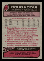 1977 Topps #324 Doug Kotar Near Mint+  ID: 413552