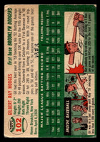 1954 Topps #102 Gil Hodges Good Writing on Card 